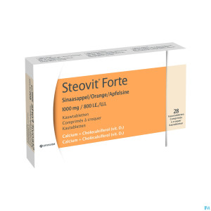 Steovit forte orange 1000mg/800u.i. comp croq 28