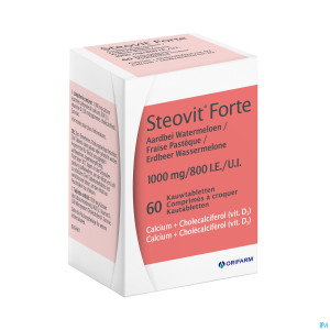 Steovit forte frai.pas.1000mg/800u.i. comp croq 60