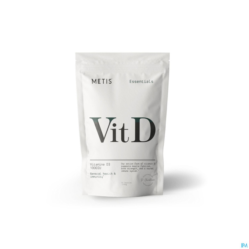 Metis essentials vitamine d caps 30