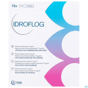 Idroflog solution opthalmique fl    15x0,5ml