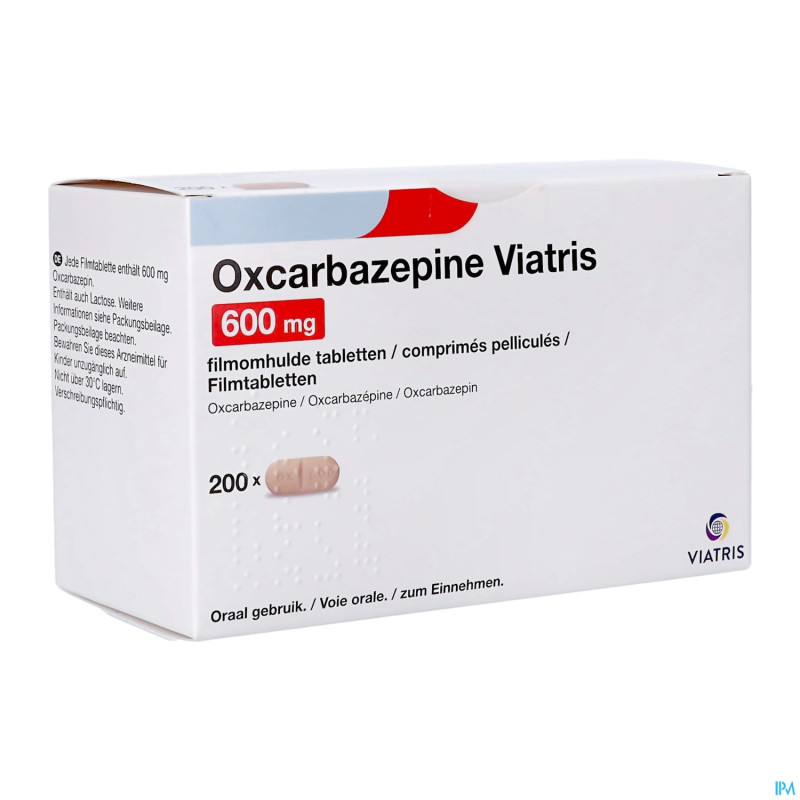 Oxcarbazepine viatris 600mg comp pell 200