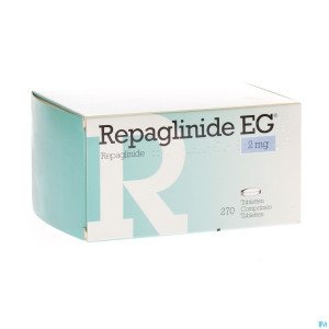 Repaglinide eg 2,0mg comp 270