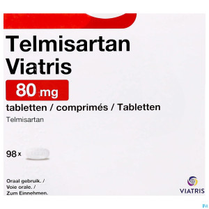 Telmisartan viatris 80mg comp 98