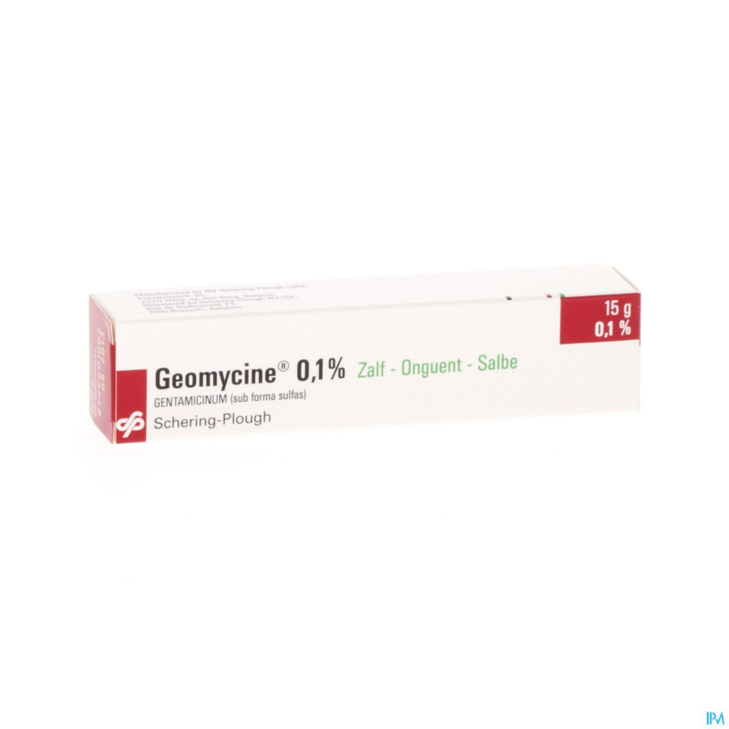 Geomycine ung. 15 g 0,1 %