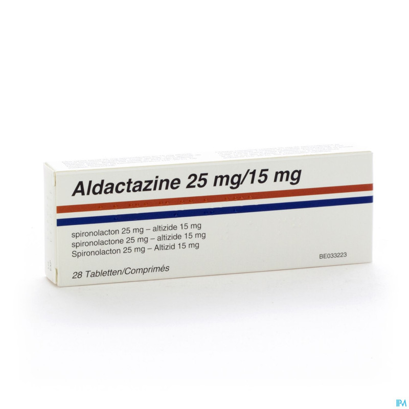 Aldactazine comp  28 x 25 mg/15 mg