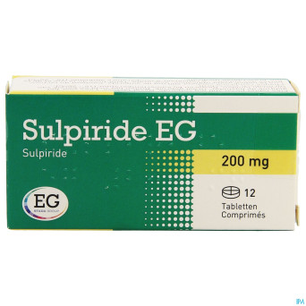 Sulpiride eg    comp 12 x 200mg