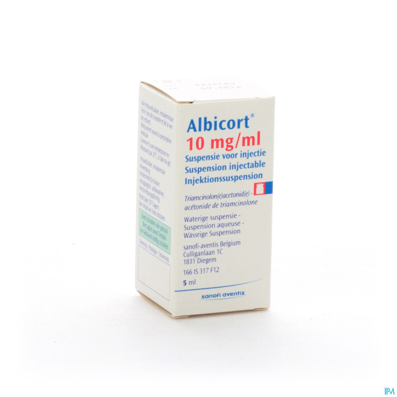 Albicort 10 fl inj 1 x 50 mg/5 ml