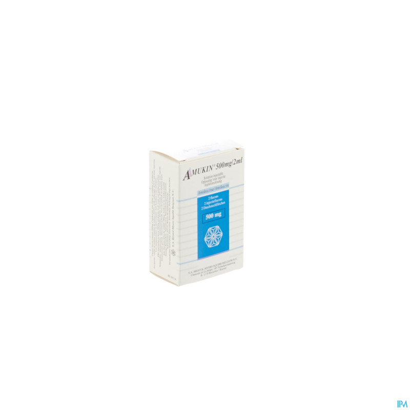 Amukin sol inj fl inj 2ml 2 x 250mg/1ml