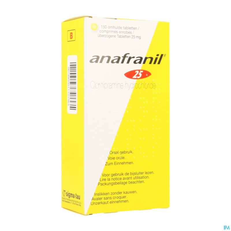 Anafranil drag  150 x 25 mg