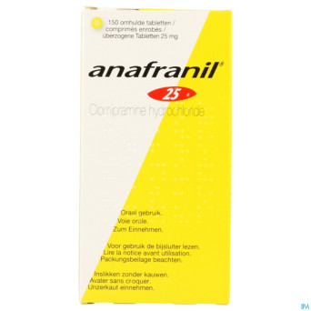 Anafranil drag  150 x 25 mg