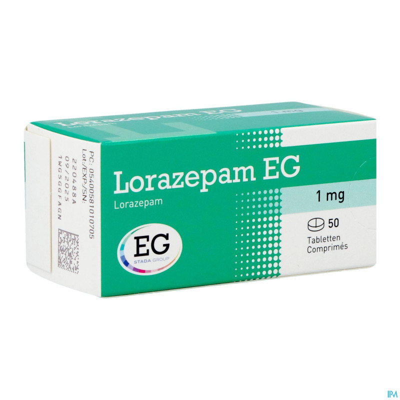 Lorazepam eg comp 50x1mg