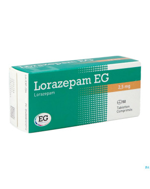 Lorazepam eg comp 50x2,5mg