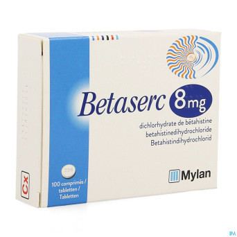 Betaserc comp 100 x  8 mg