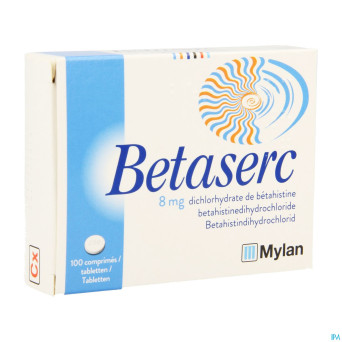Betaserc comp 100 x  8 mg