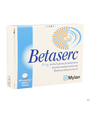 Betaserc comp 100 x  8 mg