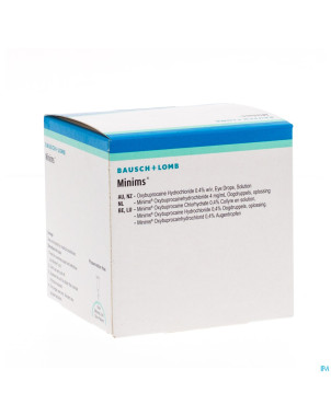 Minims oxybuprocaine 0,4% 20x0,5ml