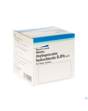 Minims oxybuprocaine 0,4% 20x0,5ml