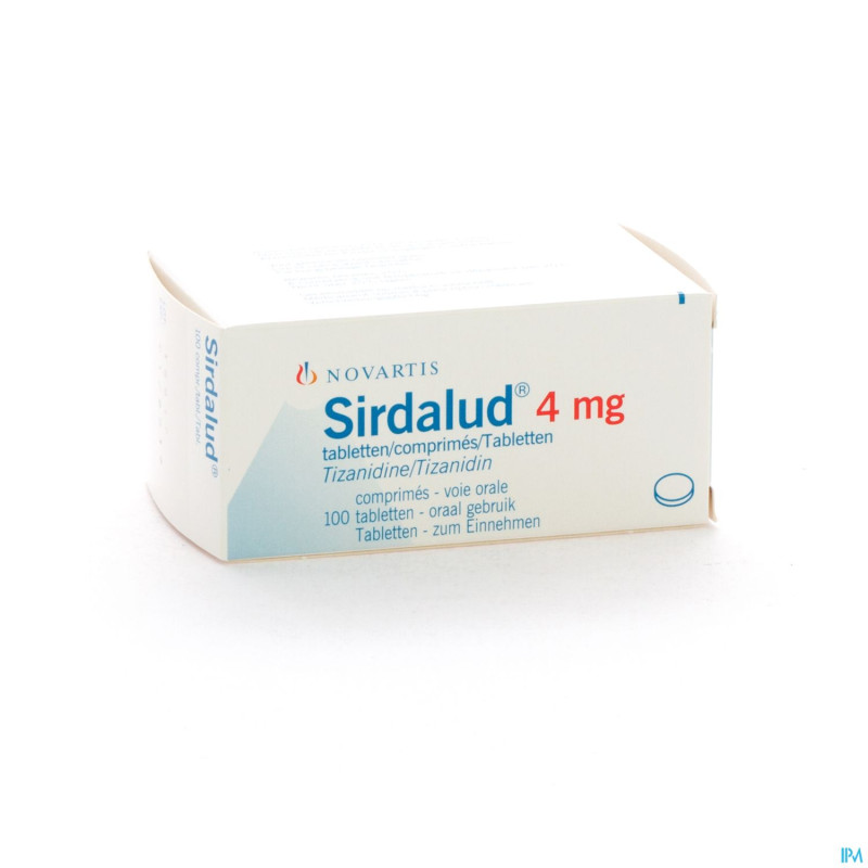 Sirdalud comp  100 x 4 mg