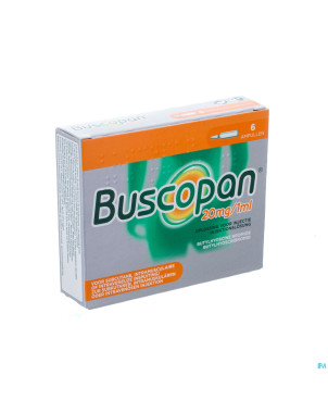 Buscopan amp   6 x 20 mg/1 ml