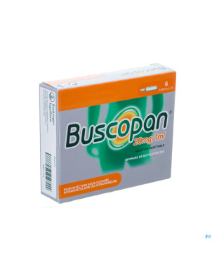 Buscopan amp   6 x 20 mg/1 ml