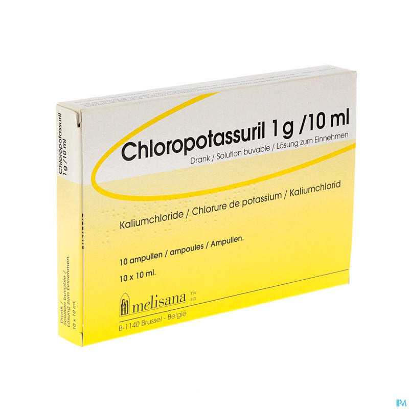 Chloropotassuril amp. per os 10