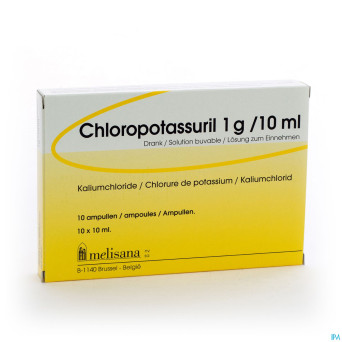Chloropotassuril amp. per os 10