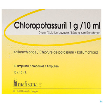 Chloropotassuril amp. per os 10