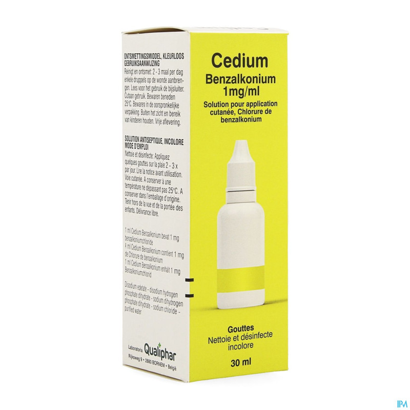 Cedium benzalkonium sol. 30 ml