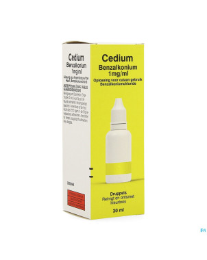 Cedium benzalkonium sol. 30 ml