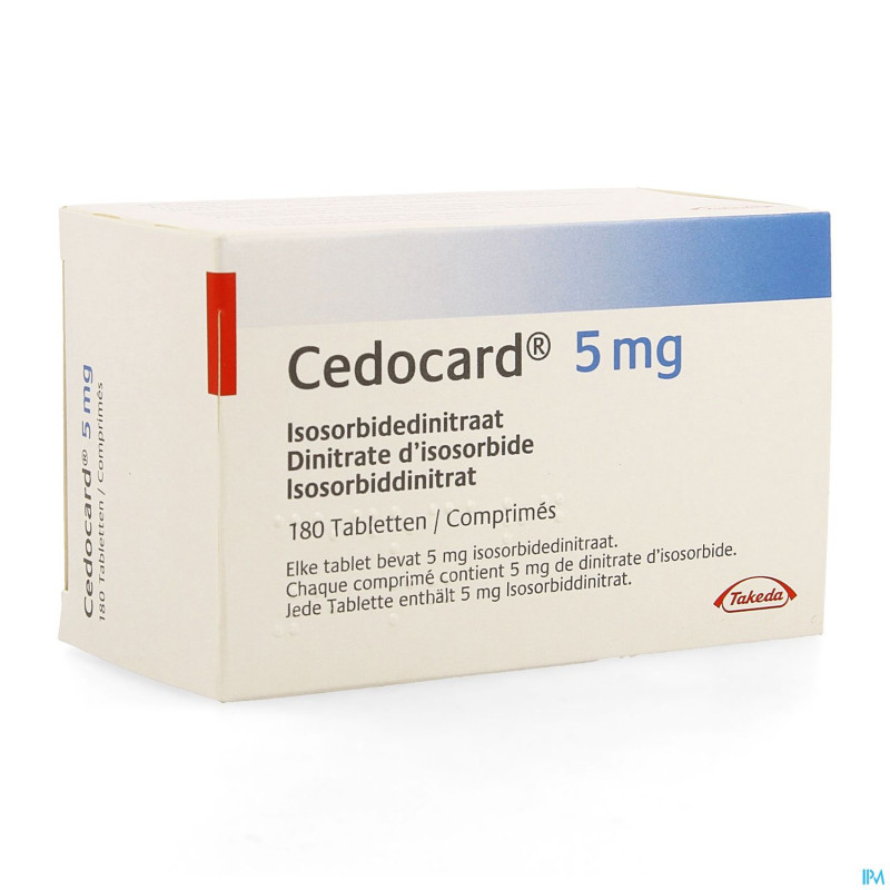 Cedocard comp subling 180 x  5 mg