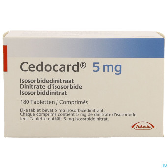 Cedocard comp subling 180 x  5 mg