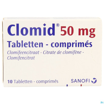 Clomid comp  10 x 50 mg