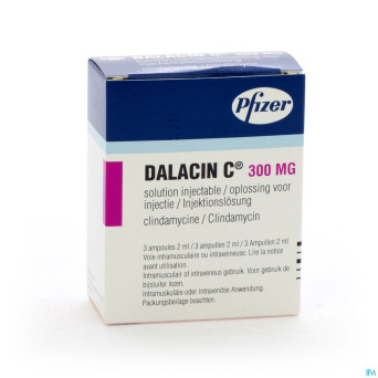 Dalacin c amp inj 3 x 300 mg/2 ml
