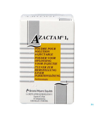 Azactam fl inj 1 x 1 g