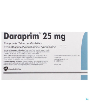 Daraprim comp. 30x25 mg