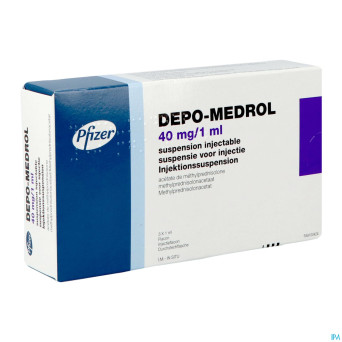 Depo-medrol vial 3 x 40 mg/1 ml