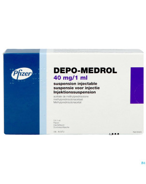 Depo-medrol vial 3 x 40 mg/1 ml