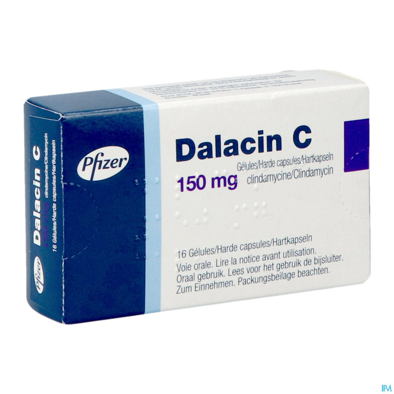 Dalacin c caps  16 x 150 mg