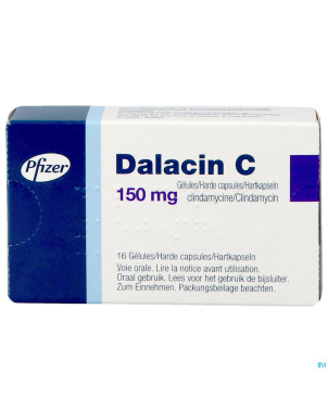 Dalacin c caps  16 x 150 mg