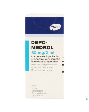 Depo-medrol vial 1 x 80 mg/2 ml