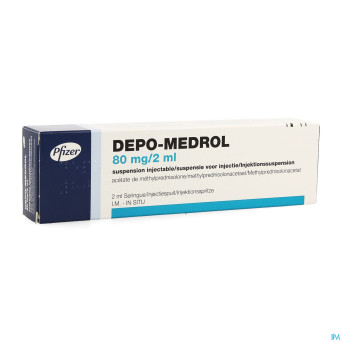 Depo-medrol ser inj 1 x 80 mg/2 ml