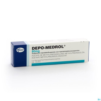 Depo-medrol ser inj 1 x 80 mg/2 ml