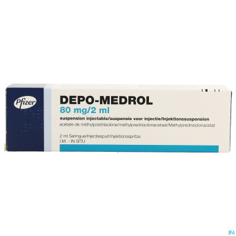 Depo-medrol ser inj 1 x 80 mg/2 ml