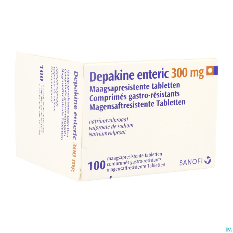 Depakine drag  enteric  100 x 300mg