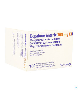 Depakine drag  enteric  100 x 300mg