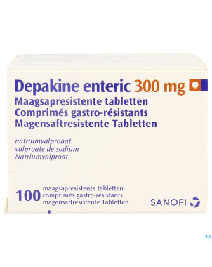 Depakine drag  enteric  100 x 300mg