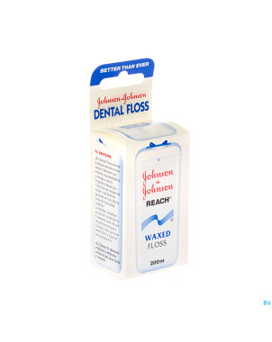 Johnson reach dental floss waxed 200m