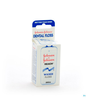 Johnson reach dental floss waxed 200m
