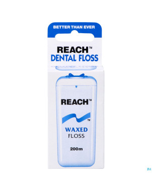 Johnson reach dental floss waxed 200m