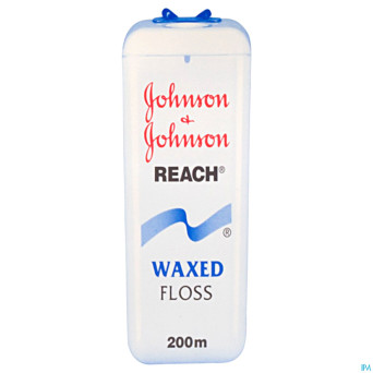 Johnson reach dental floss waxed 200m